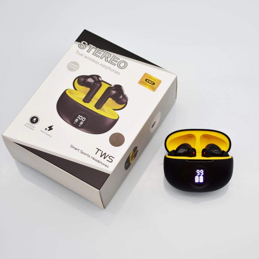 Stereo 895B Wireless Earbuds with LED Display & Bluetooth 5.3