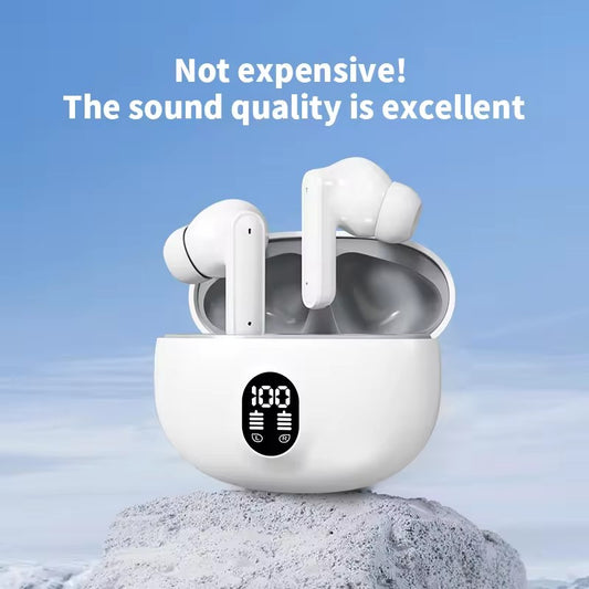 Stereo 895B Wireless Earbuds with LED Display & Bluetooth 5.3