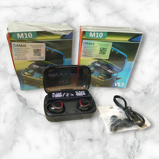M10 Wireless Bluetooth Earbuds & Headphones  | High-Quality Bluetooth Earphones for Music & Calls